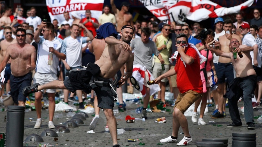 Two England fans in critical condition after clashes in Marseille